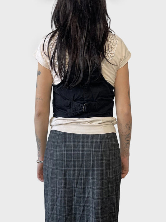 back view, TRN Gilet, vintage Y2K second hand piece