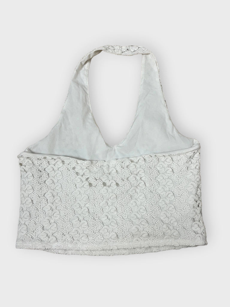 detail view, Garage Halter Top, vintage Y2K second hand piece, image 4