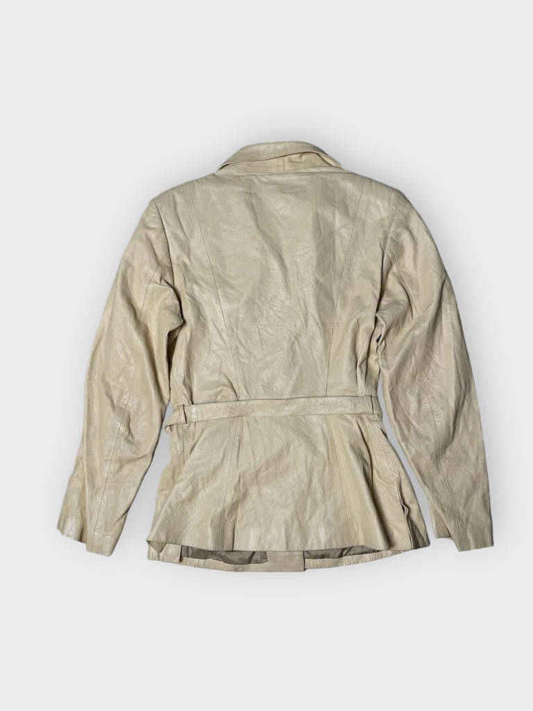 detail view, Maska Leather Jacket, vintage Y2K second hand piece, image 5