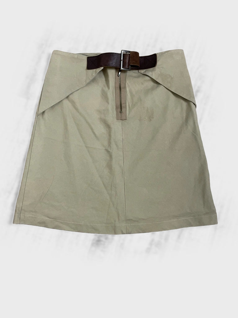 detail view, Crist Inaffe? Skirt with Belt, vintage Y2K second hand piece, image 6