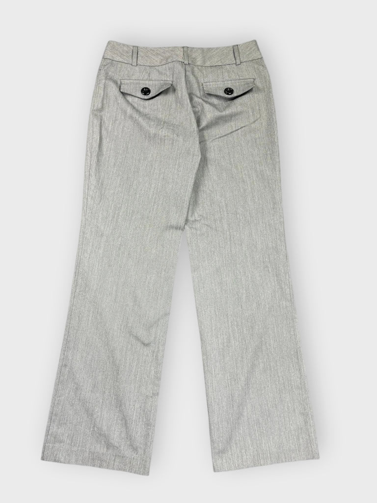 back view, Studio 1940 Grey Suit Pants, vintage Y2K second hand piece