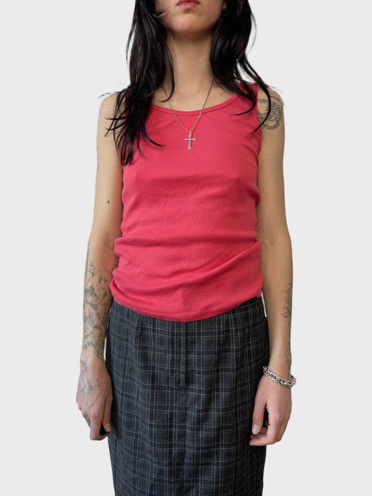 front view, Extra Fine Tank Top, vintage Y2K second hand piece