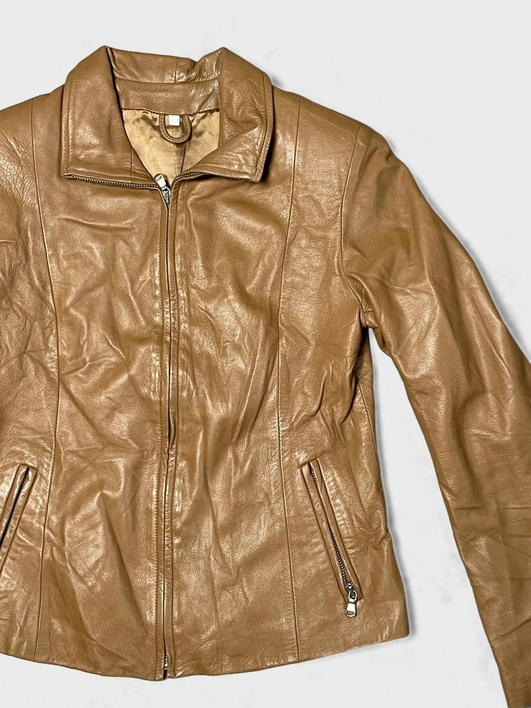 detail view, Vera Pelle Jacket, vintage Y2K second hand piece