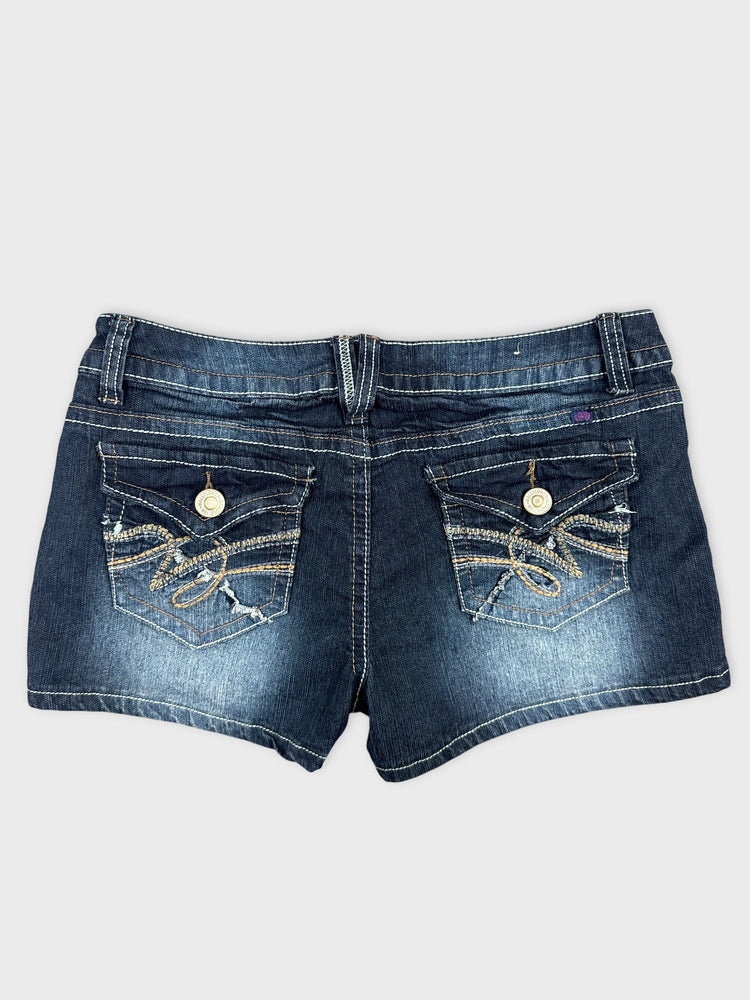 Dark Denim High-Waisted Shorts (W31 / L)