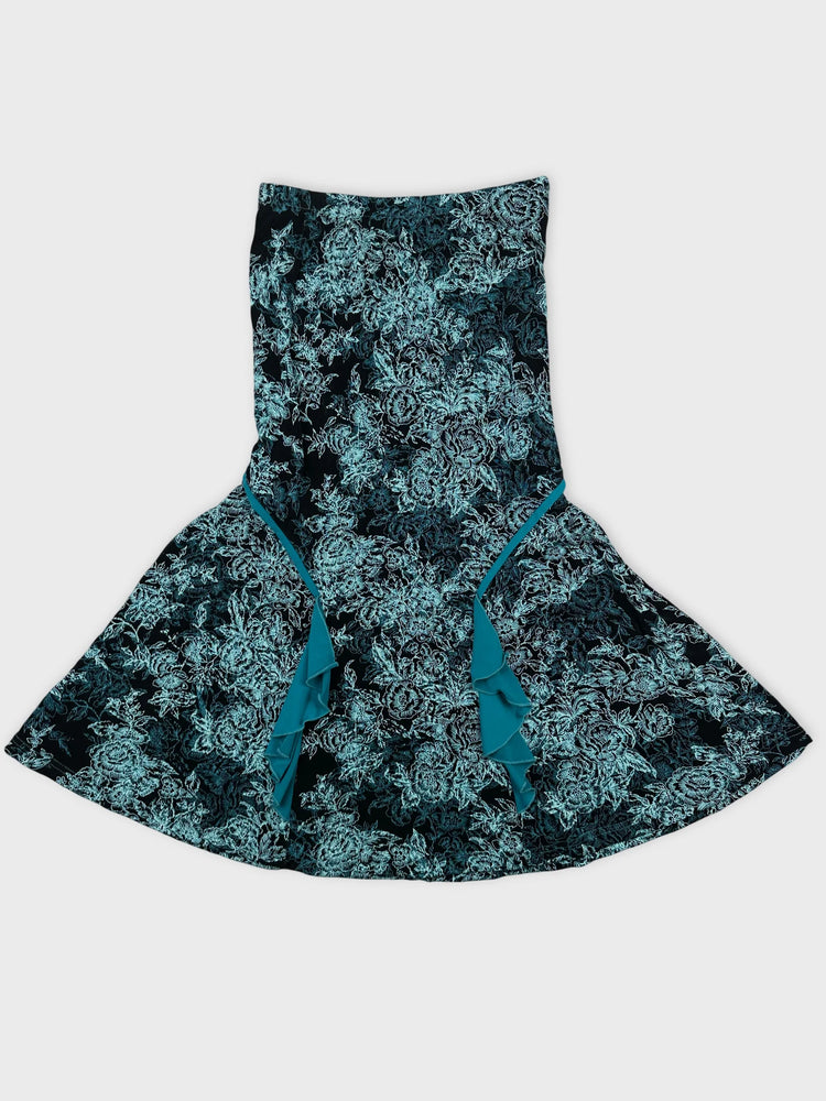 Floral Maxi Skirt with Ruffles (W25 / XS)