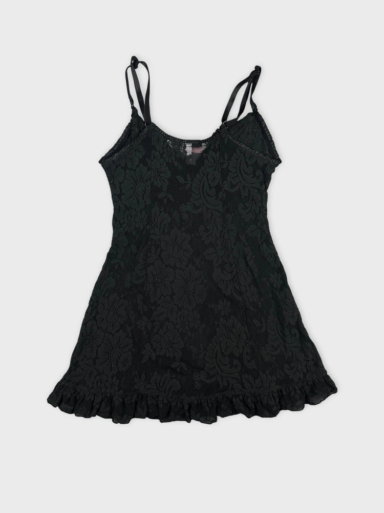 Black Ruched Strapless Top (S)
