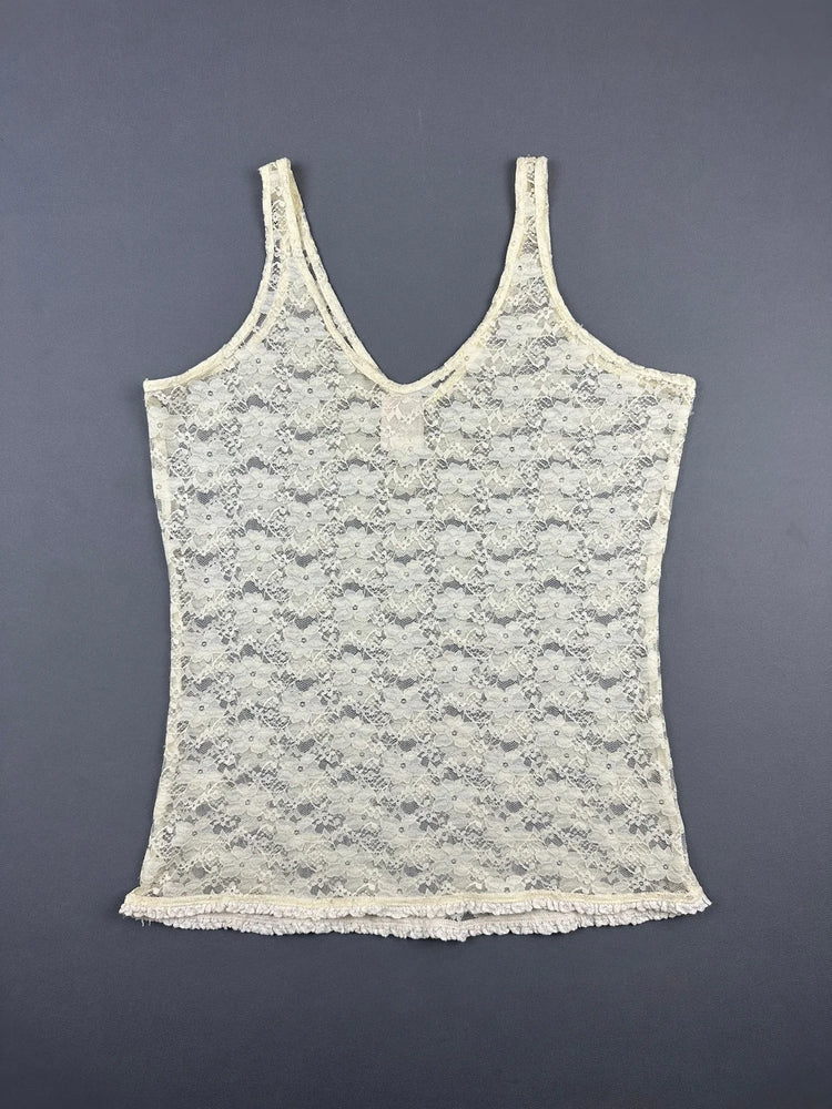 Lace Camisole with Shimmering Detail (M)