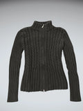 Black Axcess Zip Cardigan (L)