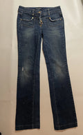 Y2K Zip Detail D&G Low Rise Jeans (M)