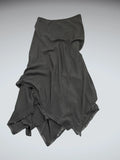 Noir Elegance High Waist Maxi Skirt (S)