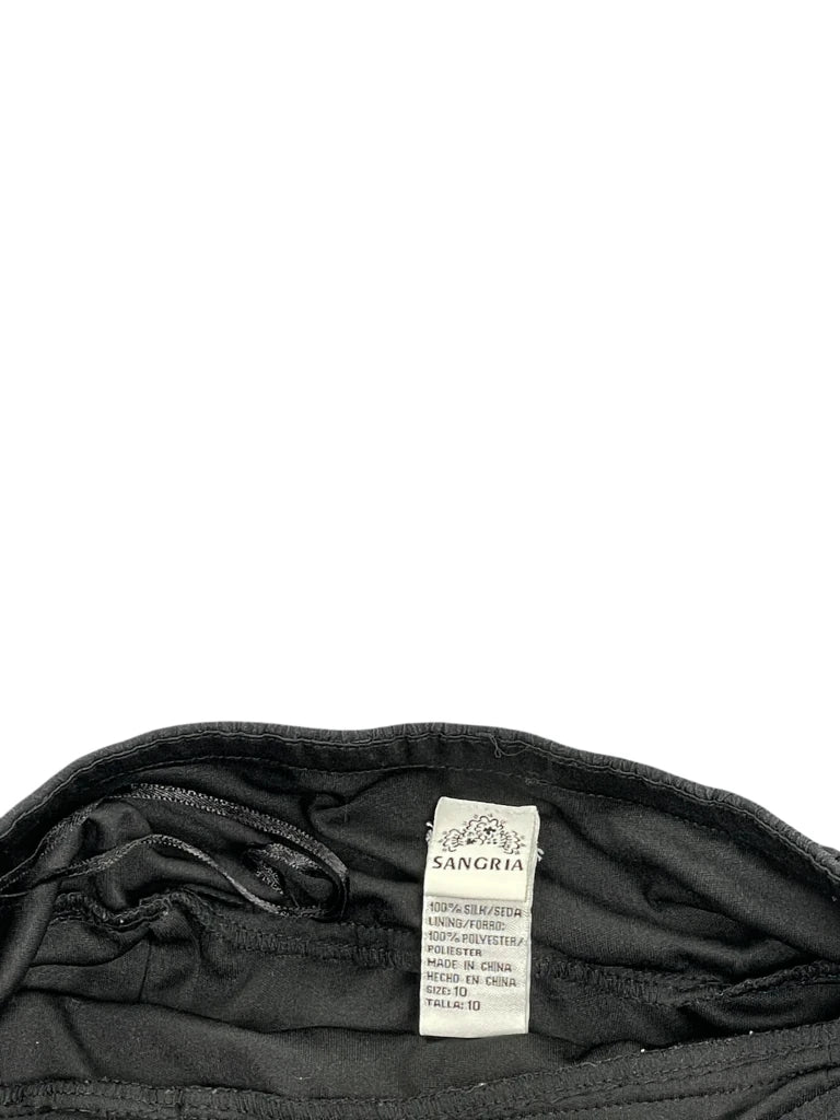 Midnight Grace Fitted Black Dress (S)
