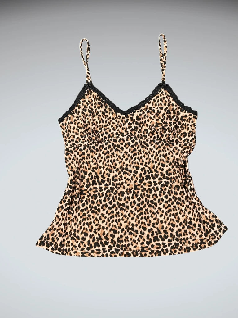 Rene Rofe Jaguar Print Lingerie Top (S)