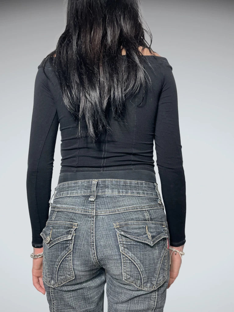 corset long sleeve top