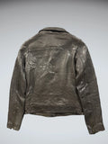 Le Tempe de Paris Washed Brown Grey Jacket (XS)