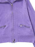 Raffaela Purple Zip Sweater (L)