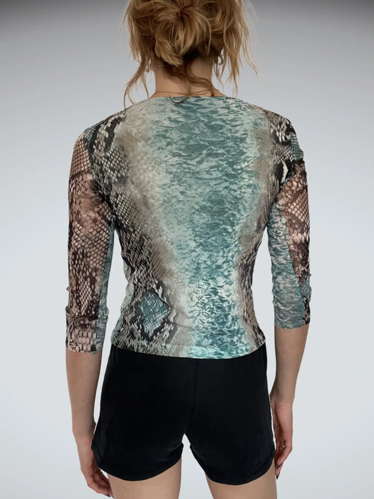Longsleeve with Snake Print