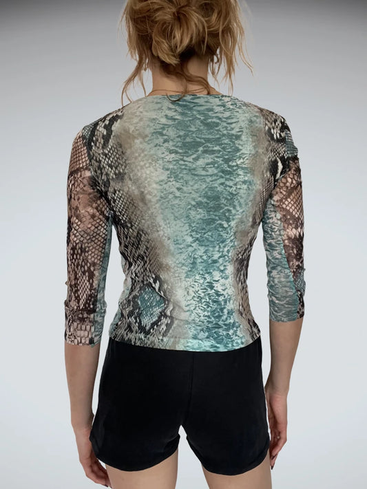 Longsleeve with Snake Print