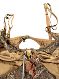 Golden Brown Satin Lace Camisole (S)