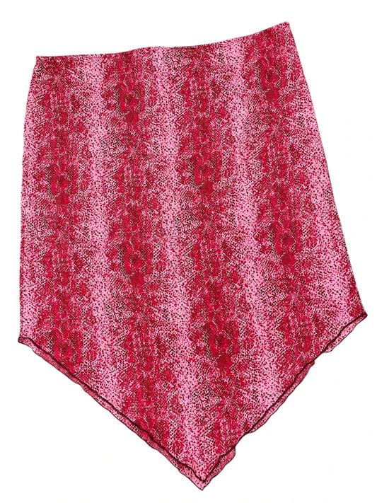 Pink midi skirt with feminine flow by X Hilaration (L)