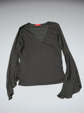 ENT Black V-Cut Top (S)