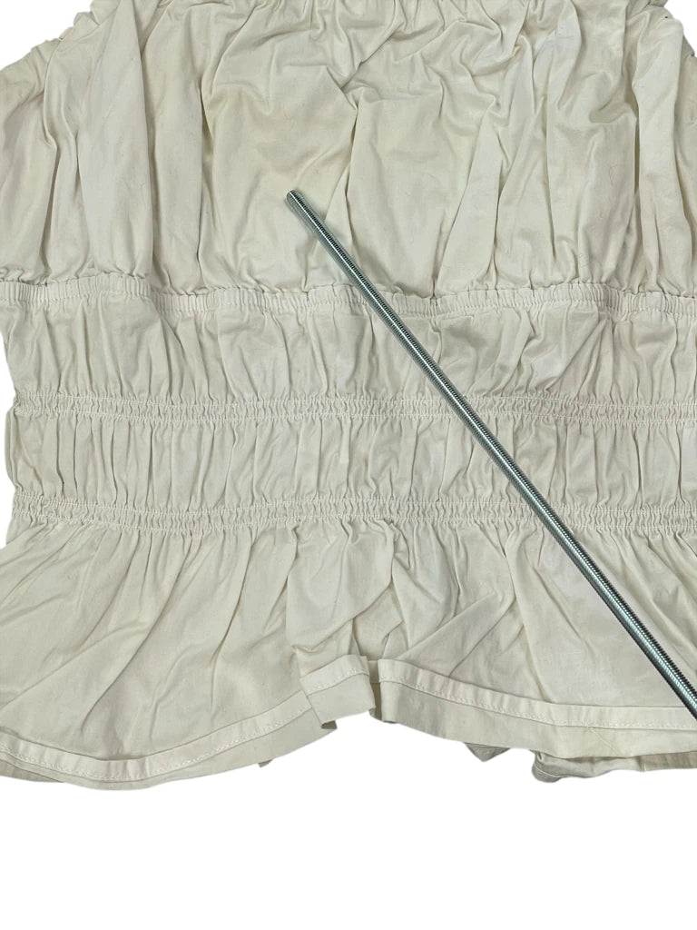 Dynamite Beige Ruffled Camisole Top (S)