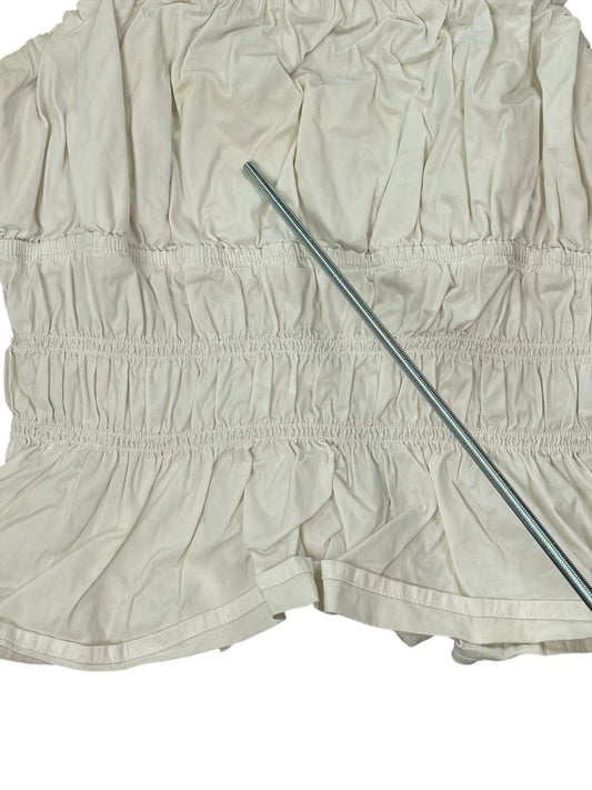Dynamite Beige Ruffled Camisole Top (S)