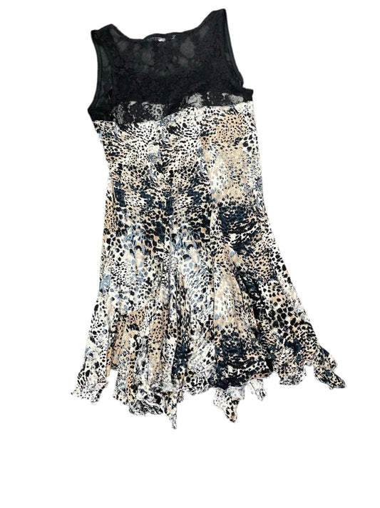 Redherrin Tiger Print Sheer Top (S)