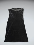 Dan Seltion Velvet Tube Mini Dress (S)