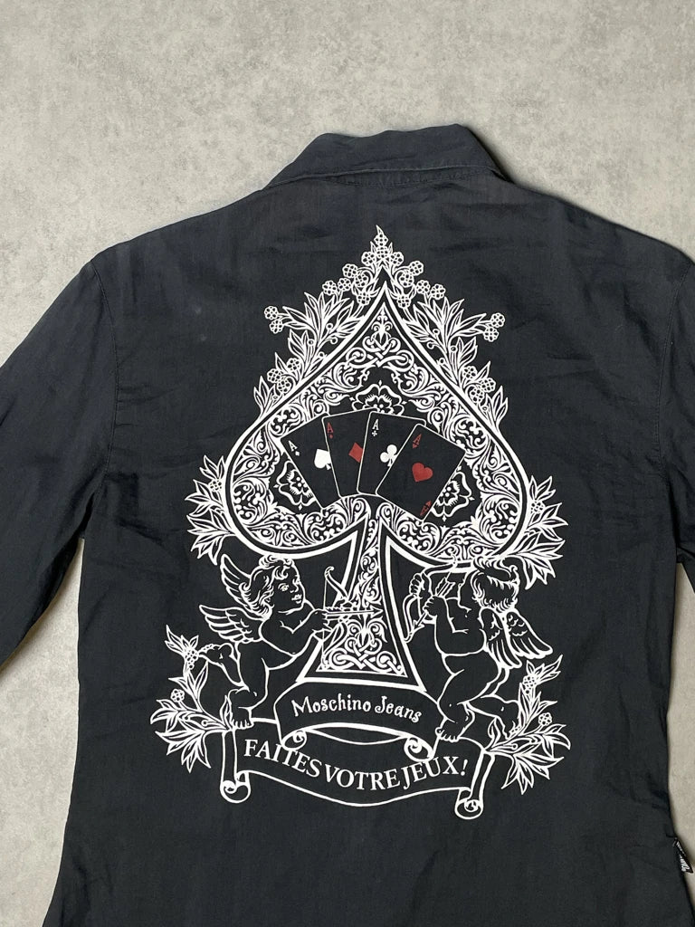 Moschino card shirt