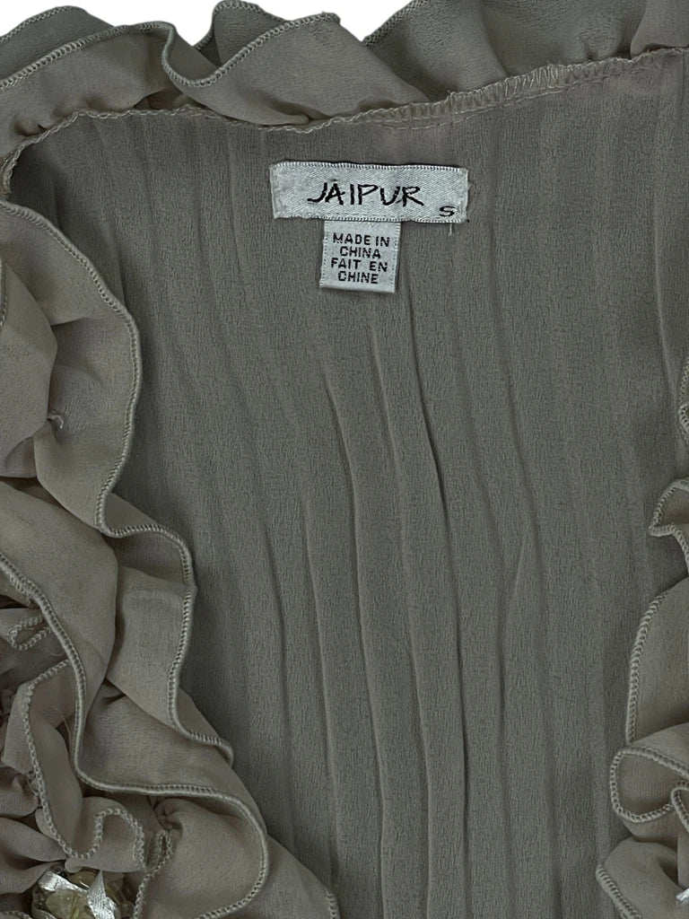 Jaipur Beige Vintage Summer Top (M)