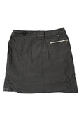 Jamie Sadock Black Zip Detail Skirt (M)