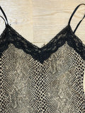 Animal Print Slip Dress