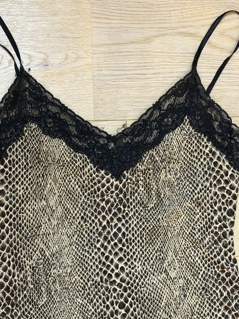 Animal Print Slip Dress