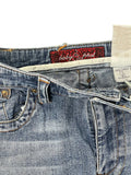 Baby Phat Distressed Blue Denim Skirt (M)