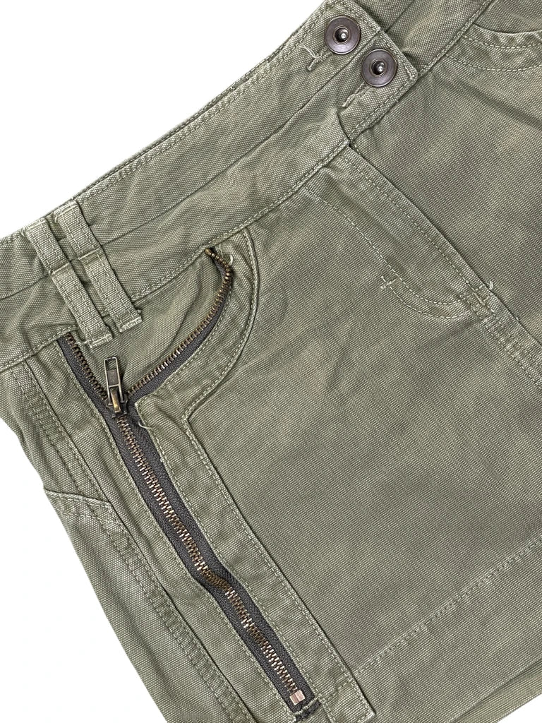 Garage Light Green Casual Skirt (M)