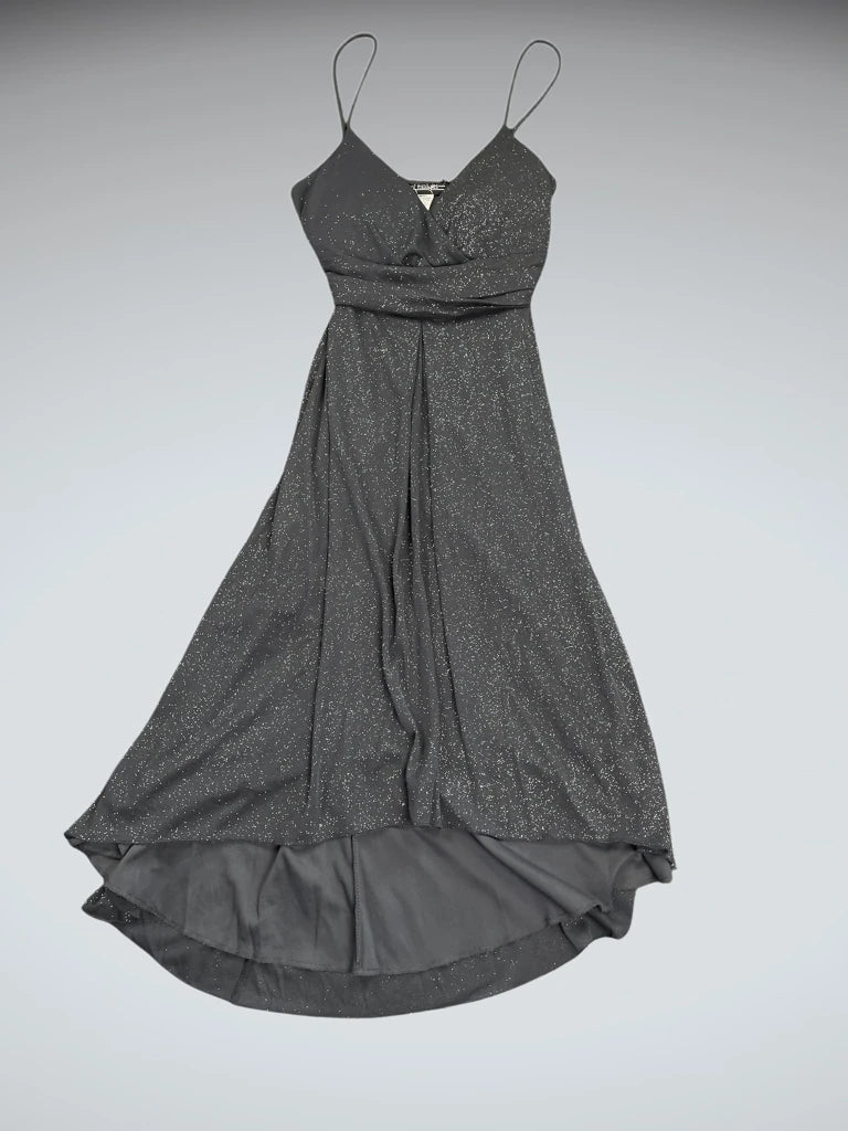 City Triangles Grey Sparkle Cocktail Dress (XS)