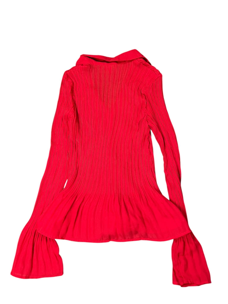 Sunny Leigh red dress top (L)