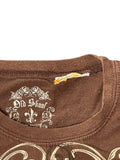 Brown Graphic Y2K Tee (L)
