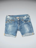 True Religion Light Wash Cutoff Denim Hotpants (S)