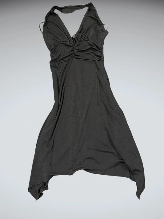 Rampage Black Halter Dress Top (S)