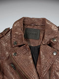 BlankNYC Burgundy Faux Leather Jacket Women (L)