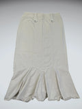 Z Cavaric Beige Cotton Skirt (M)