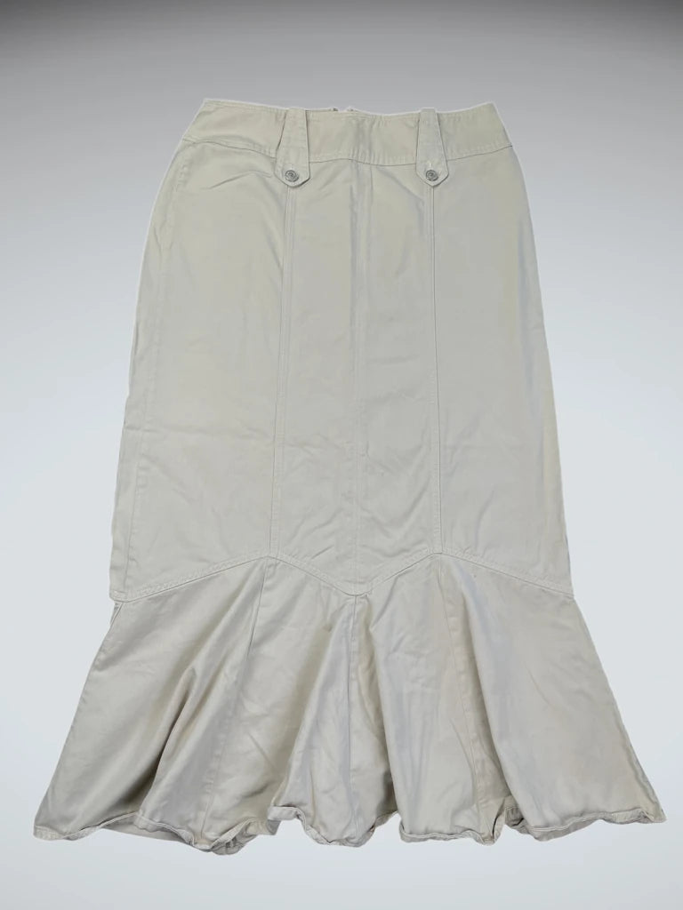 Z Cavaric Beige Cotton Skirt (M)