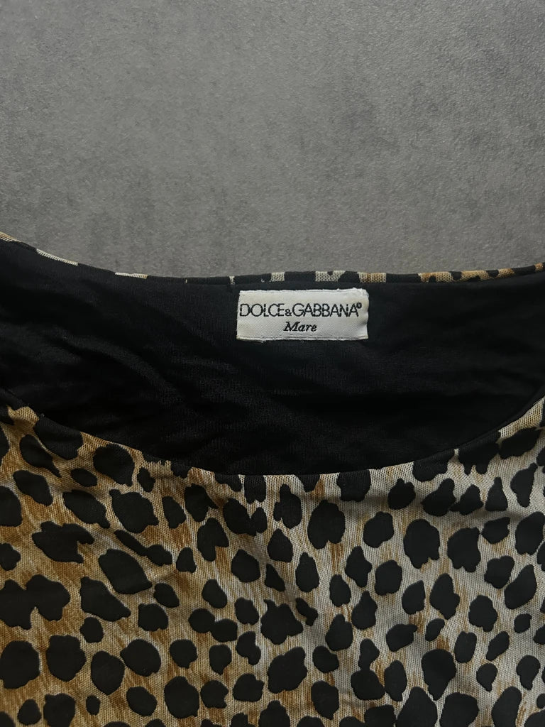 Leopard print top
