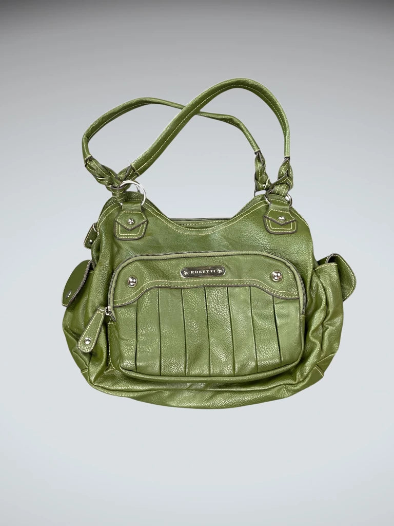 Rosetti Green Pleated Front Bag (ONESIZE)