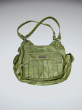 Rosetti Green Pleated Front Bag (ONESIZE)