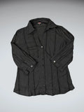 Optimum Black V-Cut Cotton Dress (L)