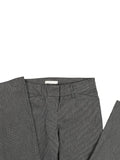 Black Tailored Bootcut Suit Pants (S)