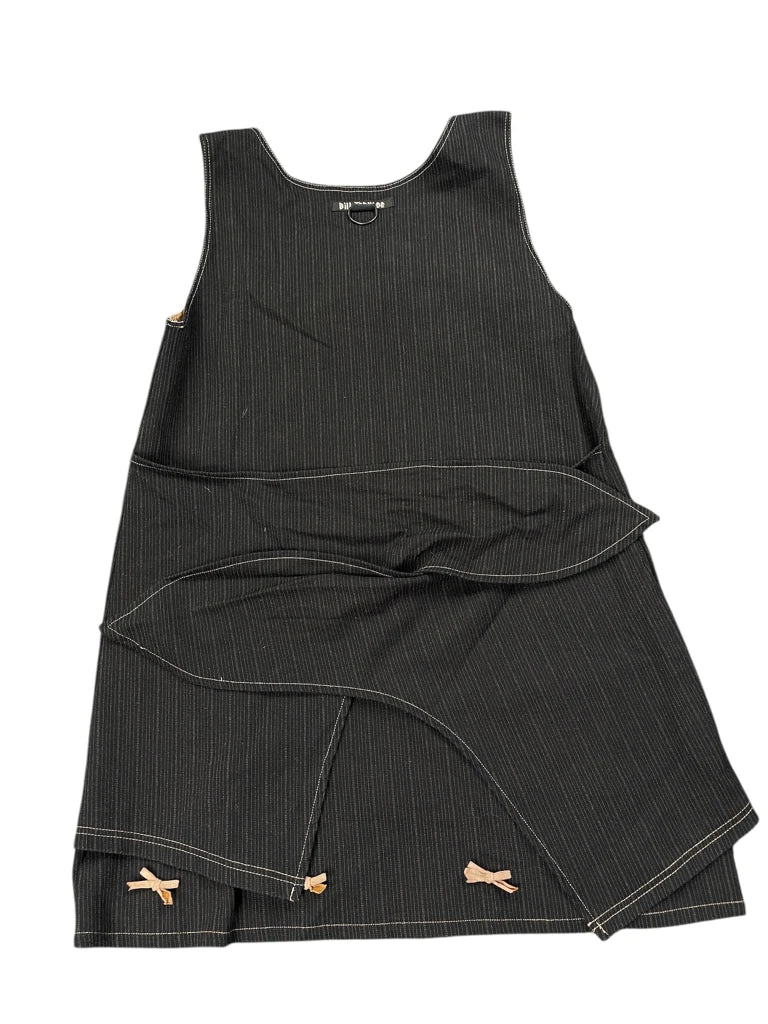 Bill Tormade Black Pinstripe Bow Detail Dress (M)