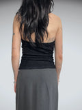 lace top with neck strings (M)